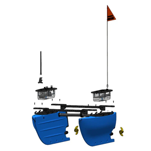 BlueBoat Port Hatch Lid Assembly - w/ Electronics