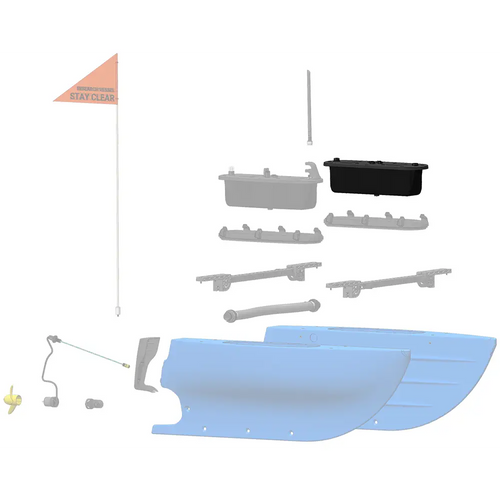 BlueBoat Port Hatch Lid Assembly - w/ Electronics