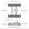 Bravo RC Tank Track Chassis (Rubber Treads, 50lb Payload, 2Mph)