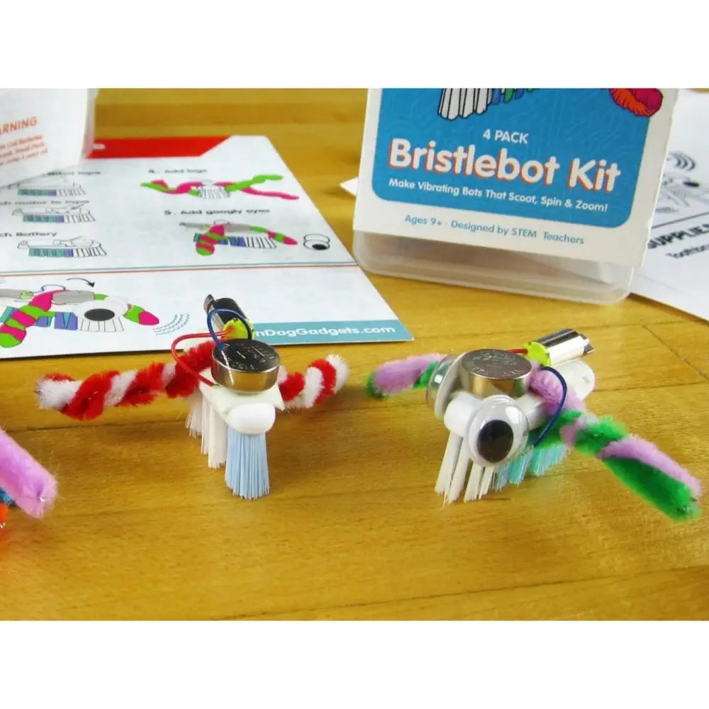 Bristlebot Kit (4pk) RobotShop - Main Image