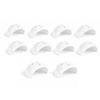 TTS Bee-Bot &amp; Blue-Bot Clip On Shells - Customizable Coding Robot Accessories, Creative STEM Design &amp; Classroom Learning - Durable Plastic Shell Set for Programmable Robots | 10 Pack (White)