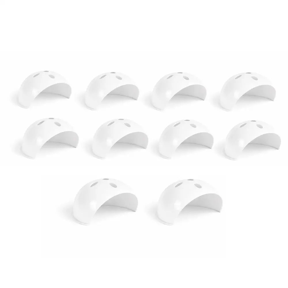 TTS Bee-Bot &amp; Blue-Bot Clip On Shells - Customizable Coding Robot Accessories, Creative STEM Design &amp; Classroom Learning - Durable Plastic Shell Set for Programmable Robots | 10 Pack (White)