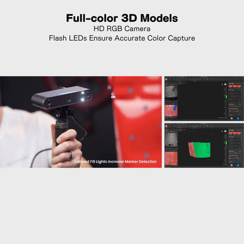 Revopoint POP 3 Plus Portable 3D Scanner for Vibrant Color Scans Standard Edition