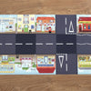 TTS Bee-Bot &amp; Blue-Bot Busy Street Coding Mat - Interactive STEM Programming Playmat, Educational Floor Robot Learning for Kids &amp; Classrooms - Durable Vinyl Street Scene Mat | 120 x 45 cm