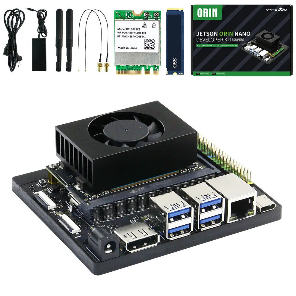 Jetson Orin Nano  SUPER Development Board, 4GB RAM, based on NVIDIA Core Module for AI Deep Learning