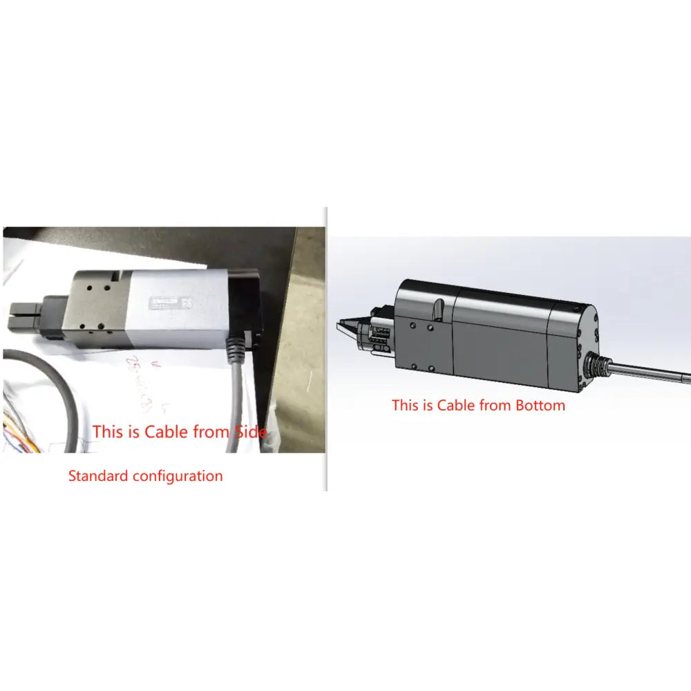 DH-Robotics Electric Rotary Gripper RGIC-35-12-O-B Cable from Bottom