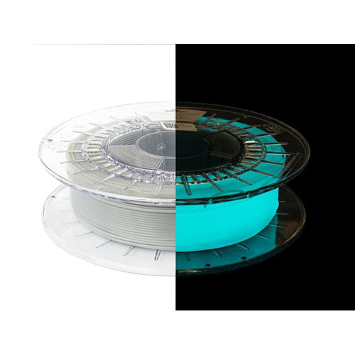 Spectrum Filaments - Blue - 1.75mm PET-G Glow in the Dark Filament - 0.5 kg