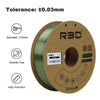 Bronze - R3D Silk PLA Filament 1.75mm 1kg Spool