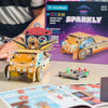 CircuitMess STEM Adventure - Sparkly Robot Car, DIY Robot Car - Educational Learning Programming or Coding Toolkit for Ages 7+