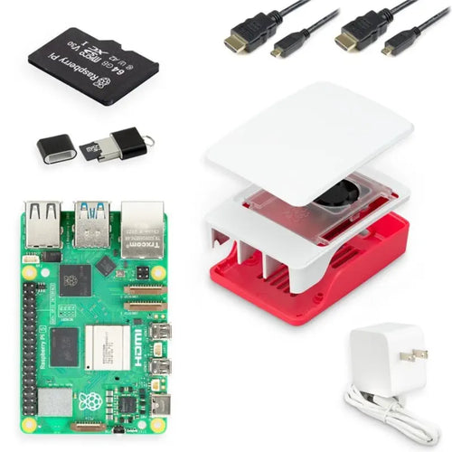 CanaKit Raspberry Pi 5 Starter Kit - 8GB - Red/White