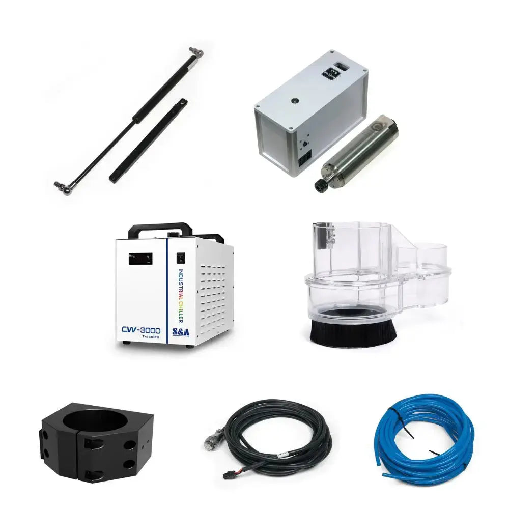 Carbide 3D 80mm VFD Spindle Kit 220V for Shapeoko 5 Pro CNC Routers (chiller 110v)