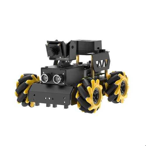 Hiwonder TurboPi Raspberry Pi ROS2 Robot Car with Omnidirectional Mecanum Wheels, AI Vision &amp; Tracking, Integrated Multimodal Large AI Model ChatGPT, and Voice Interaction (Advanced Kit with RPi 5 4G)