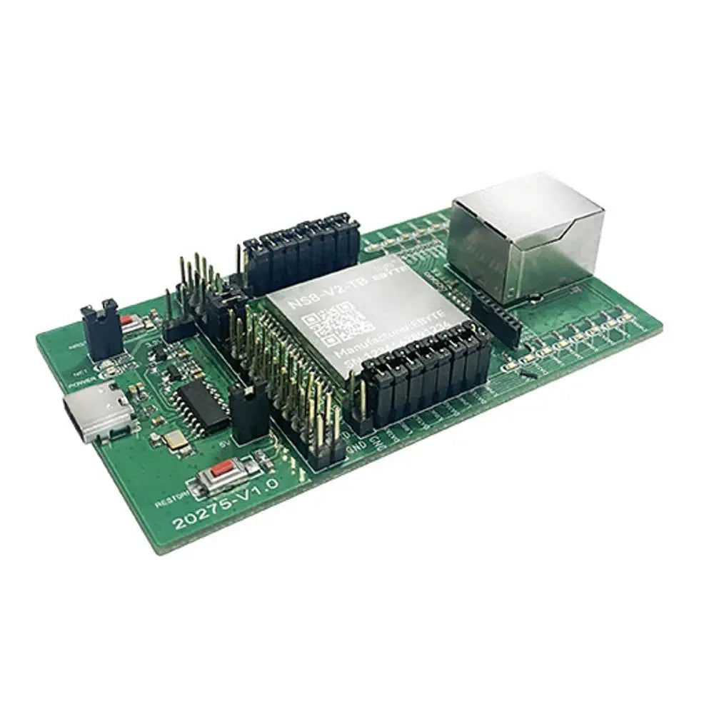 NS8-V2 8-port serial to Ethernet module development board dedicated test kit with USB-to-TTL