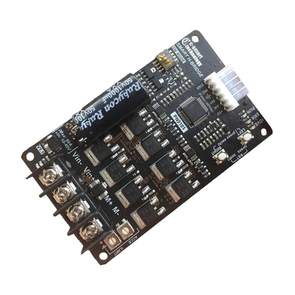 CC-SMART Smart H Bridge Driver Brushed Motor Controller w/ Speed Control, 8-40V, 60A Max