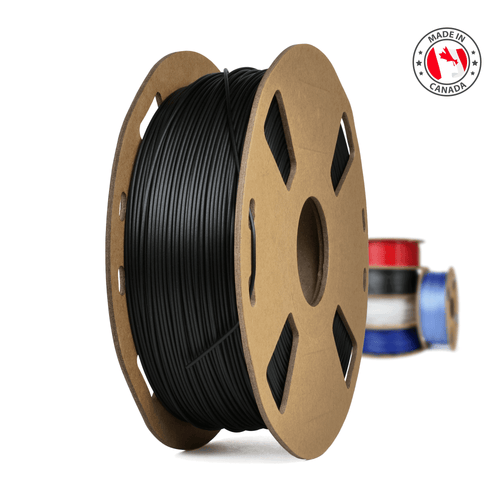 3D Printing Canada Carbon Fiber - Canadian-made PETG+ Filament - 1.75mm, 1 kg