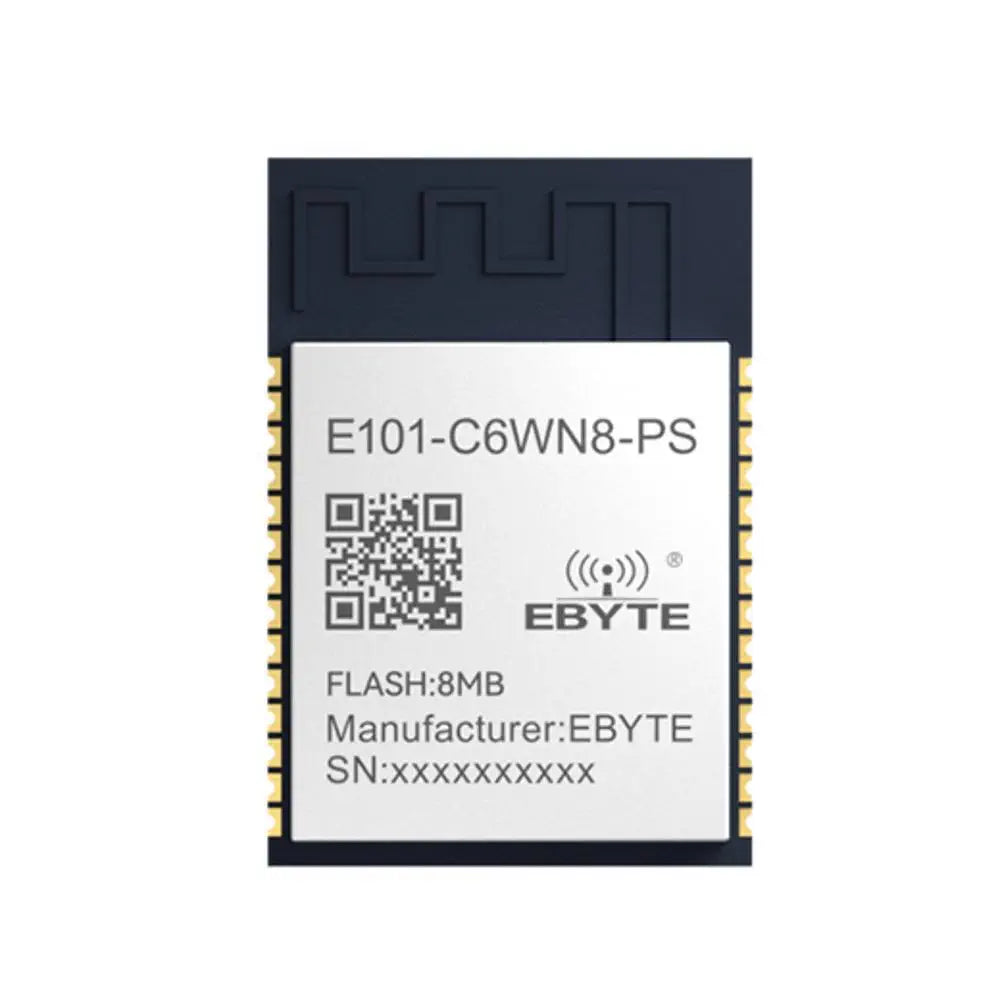E101-C6WN8-PS Built-in ESP32-C6 series chip UART, I2C, SPI interface WiFi6+BLE5.3 Dual-core WiFi module