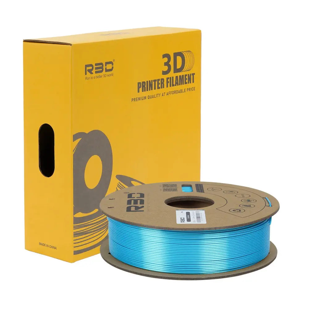 Blue R3D Silk PLA Filament - 1.75mm, 1kg