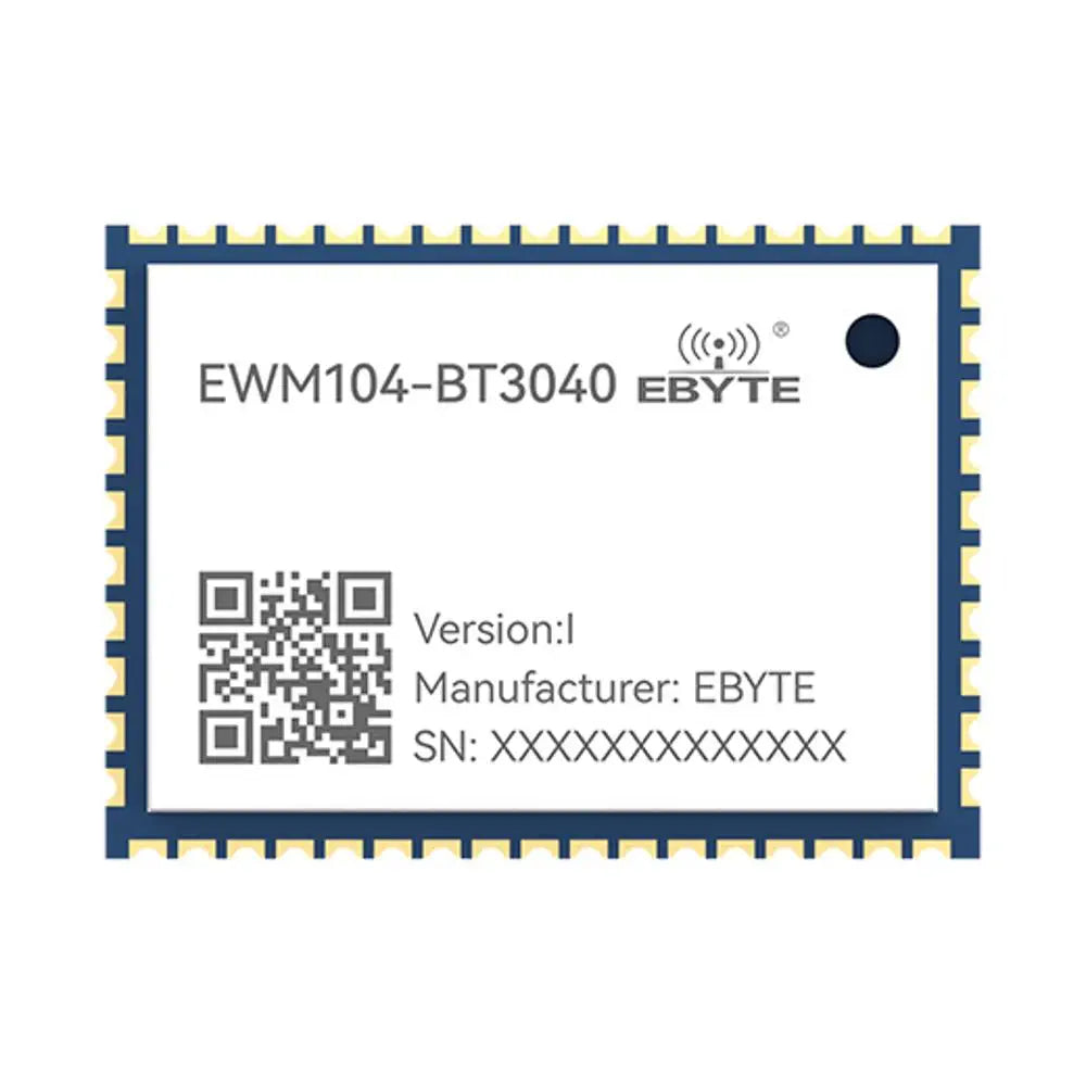 EWM104-BT3040(I2S) I2S output bluetooth audio module Qualcomm QCC3040 Chip solution Support high-quality audio formats aptX/aptX-LL/aptX-AD/aptX-HD/AAC/SBC
