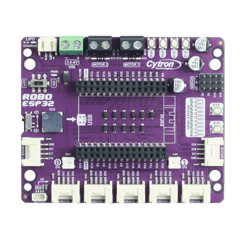 Cytron Robo ESP32: Simplifying Robotics w/ ESP32