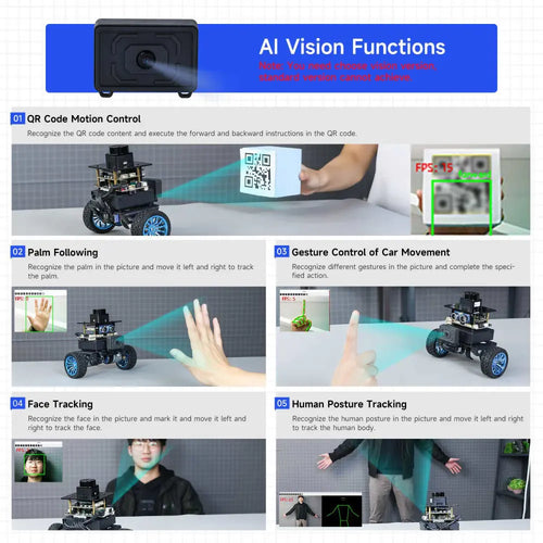 MicroROS Self-balancing Robot Car Support 4KG Load(Vision version)