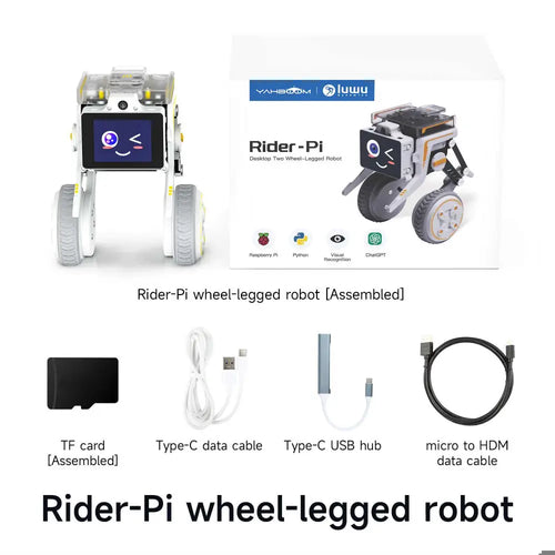 Yahboon Rider-Pi Two Wheel-legged Robot(Raspberry Pi CM4 core module)