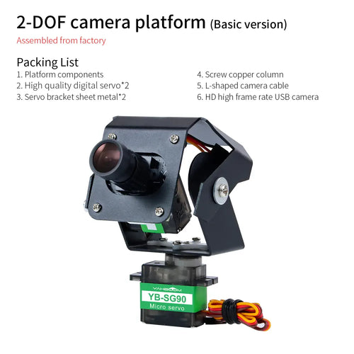 Yahboom Electric Camera Platform-Basic Version with camera