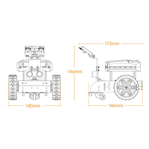 Hiwonder Ainova Pro 16 in 1 Programmable Building Robotic Kit Toy w/ Scratch &amp; Python Support