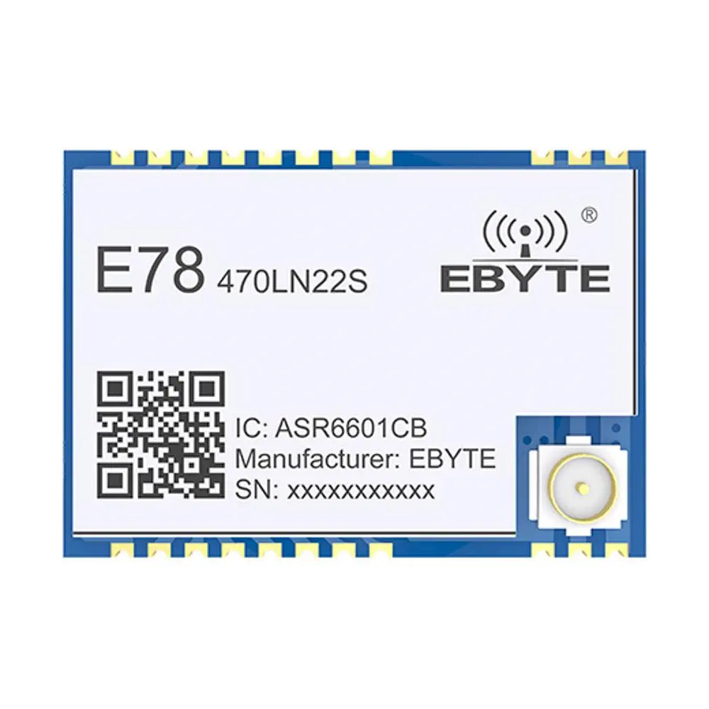 E78-470LN22S(6601) LoRaWAN Module CN470~510MHZLow power mode UART AT command configuration