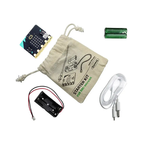 BBC micro:bit V2 - Kitronik Starter Kit - STEM Educational Programming Teaching &amp; Learning Tool