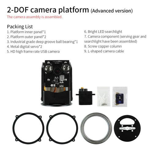 Yahboom Electric Camera Platform-Advanced Version with camera