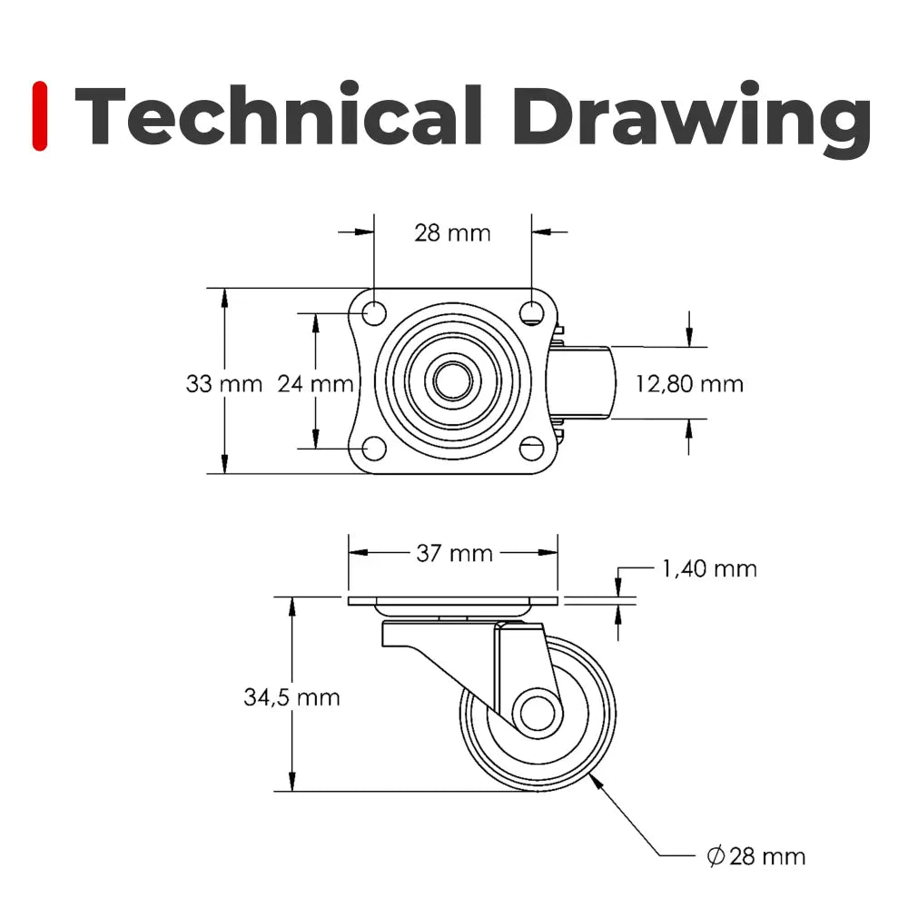 Caster Wheel Package