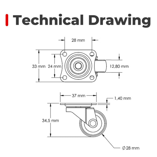 Caster Wheel Package