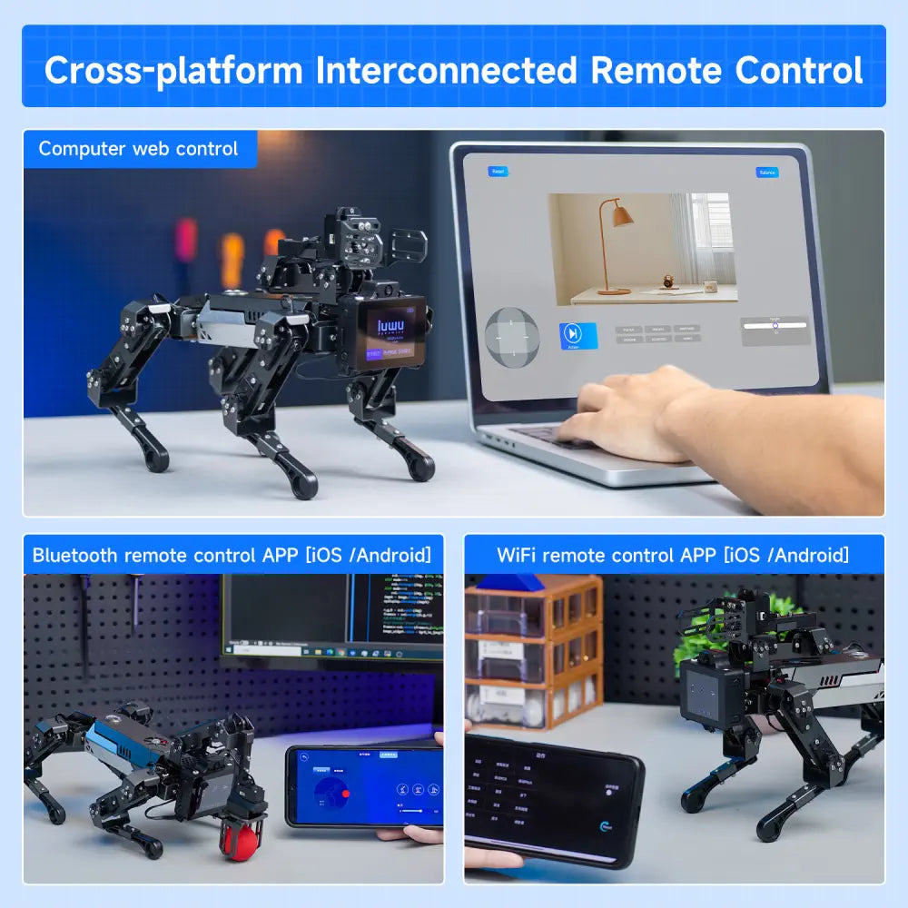 Yahboom DOGZILLA-Lite 15DOF AI Large Model Bionic Robot Dog Powered by Raspberry Pi CM5 Module