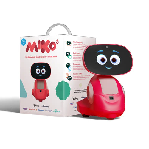 Miko 3 Smart Personal Robot for Kids, Martian Red