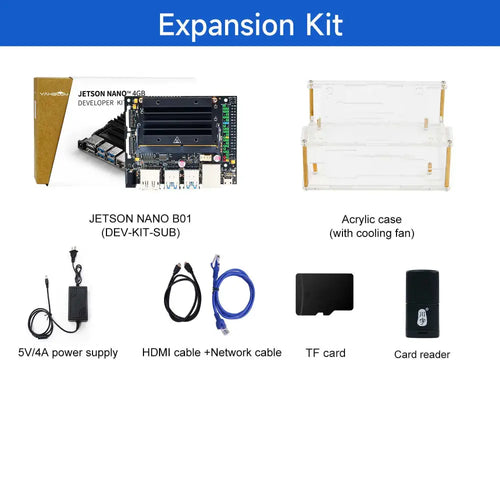 Jetson NANO 4GB Developer Kit (SUB) With Official Module For Artificial Intelligence Python Programming-Expansion Kit