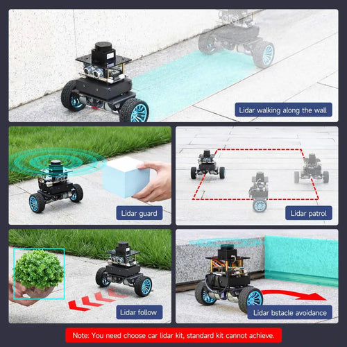 Yahboom STM32 Self-balancing Robot Car--Lidar kit