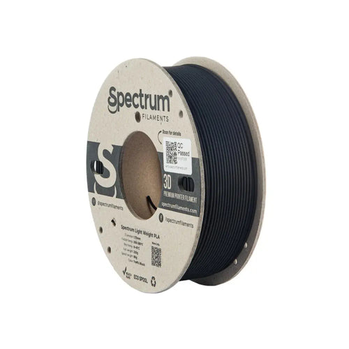 Traffic Black - 1.75mm Spectrum Light Weight PLA - 0.25 kg