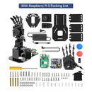 Hiwonder uHandPi Raspberry Pi Robotic Hand AI Vision Python Programming (Right Hand with Raspberry Pi 5 8GB)
