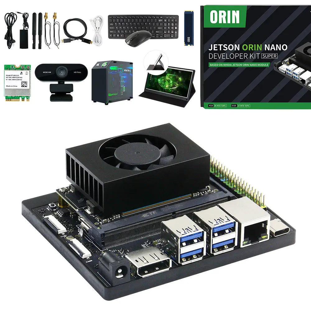 Jetson Orin Nano  SUPER Development Board 4GB RAM based on NVIDIA Core Module for AI Deep Learning--Ultimate Kit