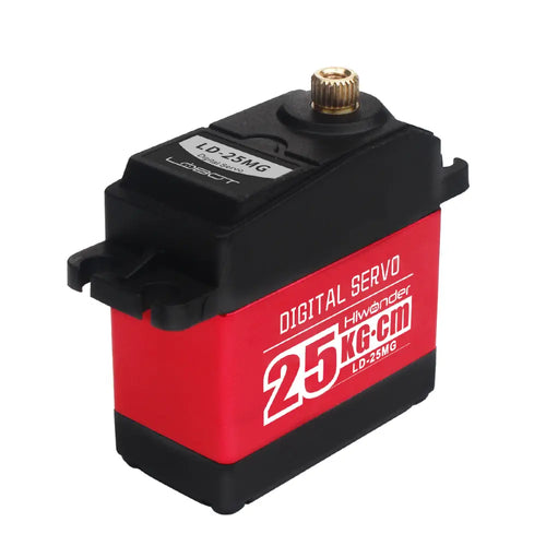 Hiwonder LD 25MG Digital Servo 25KG w/ Strong Torque for Robotic Arm, RC Car &amp; Single Shaft