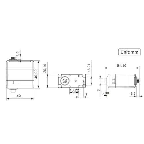 Hiwonder LX-224HV Three Connector Bus High Voltage Servo