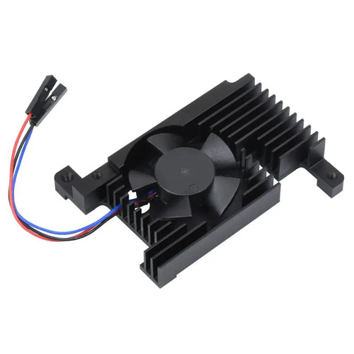 Waveshare Dedicated All-In-One Aluminum Alloy Cooling Fan for RPi 4B w/ Adapter V2