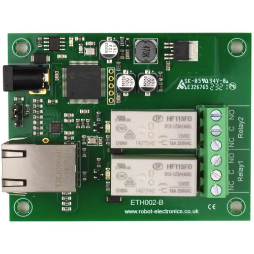 Devantech ETH002-B 2 x 16A Ethernet Relay