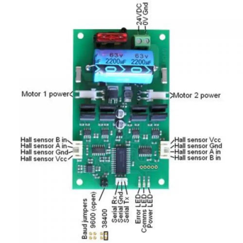 Devantech MD49 24V 5A Dual H-Bridge Motor Driver