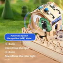 ACEBOTT QE001 ESP32 Smart Home IoT Starter Kit w/ Arduino/ACECode(Scratch) - Plus, STEM Educational Automation Coding Kit, DIY Wooden House Building Sensor Set for Kids 8+