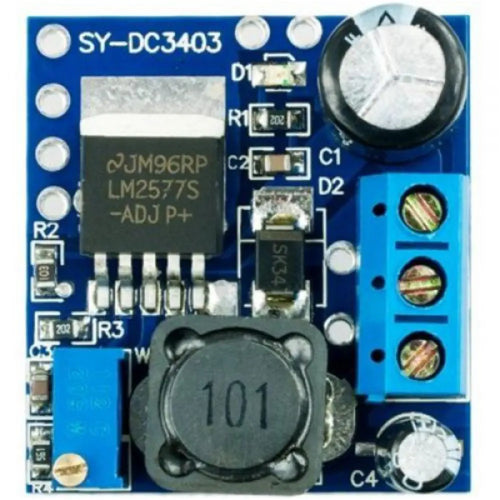 DFRobot 3.7-34V, 3A DC to DC Step Up Voltage Regulator