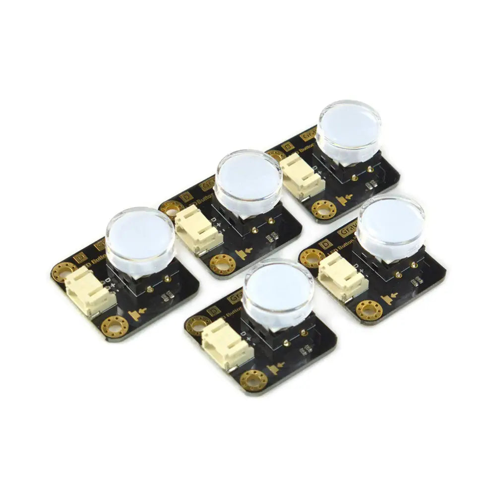 DFRobot Gravity: LED Button x 5 Pack