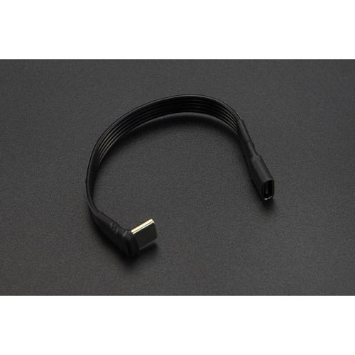 DFRobot Type-C L-Shaped Male to Female Extension Cable