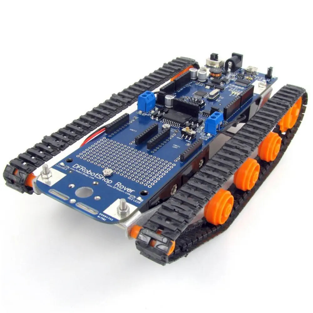 DFRobotShop Rover V2 - Arduino Compatible Tracked Robot (Basic Kit ...