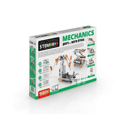 Engino Discovering STEM Mechanics Gears Worm Drives RobotShop